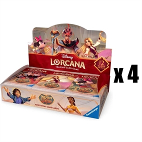 4x Reign of Jafar - Booster Boxe - Disney Lorcana (Case)